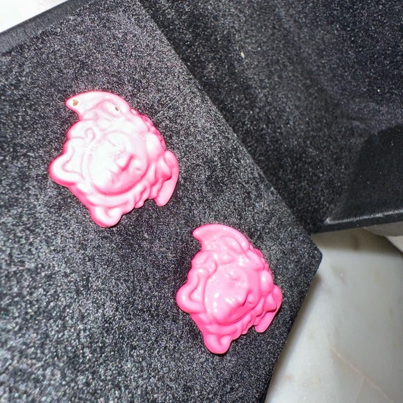 Versace enamel earrings NEW (AUTHENTIC) - Picture 3 of 9